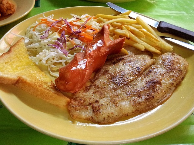 Pstrąg potokowy smażony w cieście piwnym